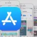 Antarmuka aplikasi di dalam App Store pada beberapa perangkat iPhone yang mengalami kendala teknis.