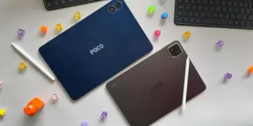 Komparasi kapasitas baterai 12.000 mAh milik POCO Pad M1 dan 8.850 mAh milik POCO Pad X1.