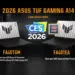 ASUS TUF Gaming A14 model FA401EA dan FA401GM di CES 2026 dengan prosesor AMD Ryzen AI MAX dan chiplet design.