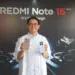 Detail modul kamera belakang ganda pada bodi REDMI Note 15 Series.