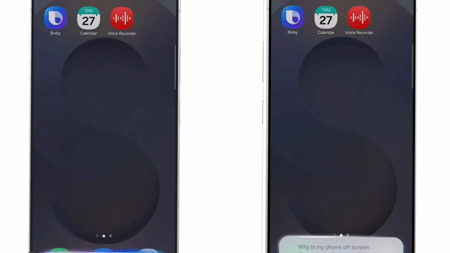 Tampilan antarmuka asisten virtual Bixby terbaru pada layar smartphone Samsung dengan One UI 8.5.