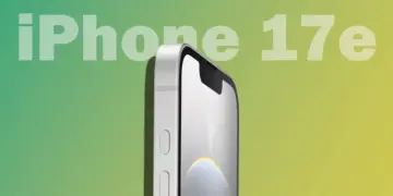 Bocoran iPhone 17e posisi miring menampilkan modul kamera dan tombol samping.