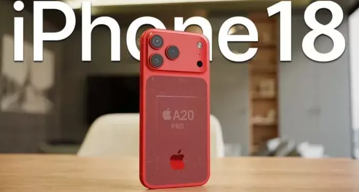 Tampilan bodi belakang iPhone 18 berwarna perak sebagai referensi perkiraan Harga iPhone 18 Pro Max terbaru di iBox Indonesia.