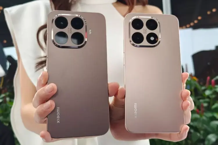 Smartphone Redmi 13C dan Redmi A3 yang dibanderol harga 1 jutaan.