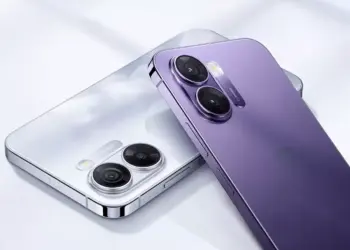 Detail jarak dekat modul kamera Oppo K14x 5G dan teknologi Fast Charge 45W.