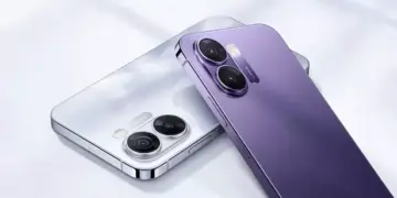 Detail jarak dekat modul kamera Oppo K14x 5G dan teknologi Fast Charge 45W.