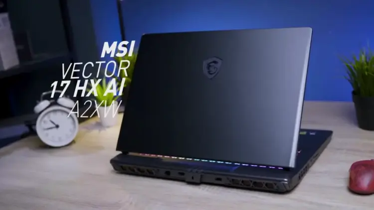 Review MSI Vector 17 HX: Laptop gaming bertenaga RTX 5070 Ti dan Intel Core Ultra 9 dengan desain desktop replacement.