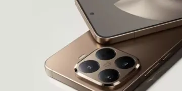 Bocoran modul kamera Xiaomi 17T Pro dengan lensa Leica dalam balutan warna Bronze Titanium.