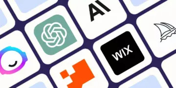 Kumpulan logo platform populer seperti ChatGPT, Wix, dan Midjourney sebagai bagian dari daftar Tools AI Tercanggih 2026.