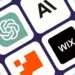 Kumpulan logo platform populer seperti ChatGPT, Wix, dan Midjourney sebagai bagian dari daftar Tools AI Tercanggih 2026.