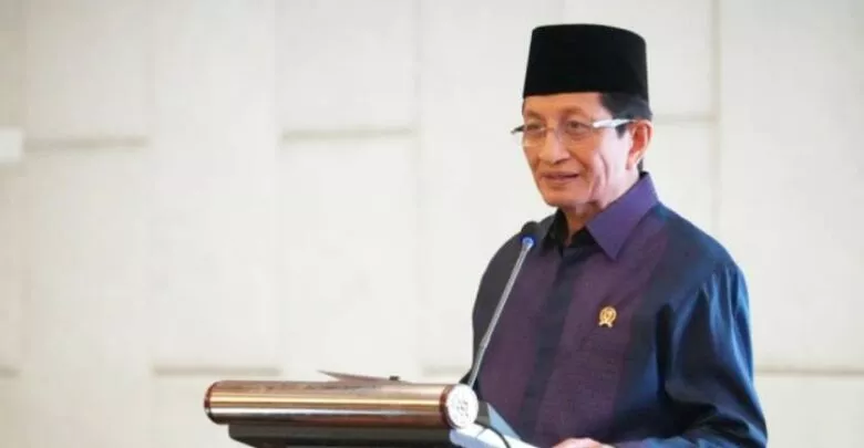 Sosok tokoh agama sedang memberikan sambutan resmi terkait persiapan penetapan 1 Syawal 1447 H.
