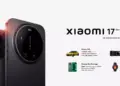 Banner promo Xiaomi 17 Series warna hitam menampilkan bonus die-cast mobil Xiaomi SU7 Ultra, Photography Kit Pro, dan upgrade memori.