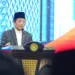 Suasana konferensi pers Sidang Isbat Idul Fitri 2026 di podium resmi Kementerian Agama.