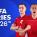 Poster promosi FIFA Series 2026 menampilkan tiga bintang Timnas Indonesia: Elkan Baggott, Jay Idzes, dan Rizky Ridho.
