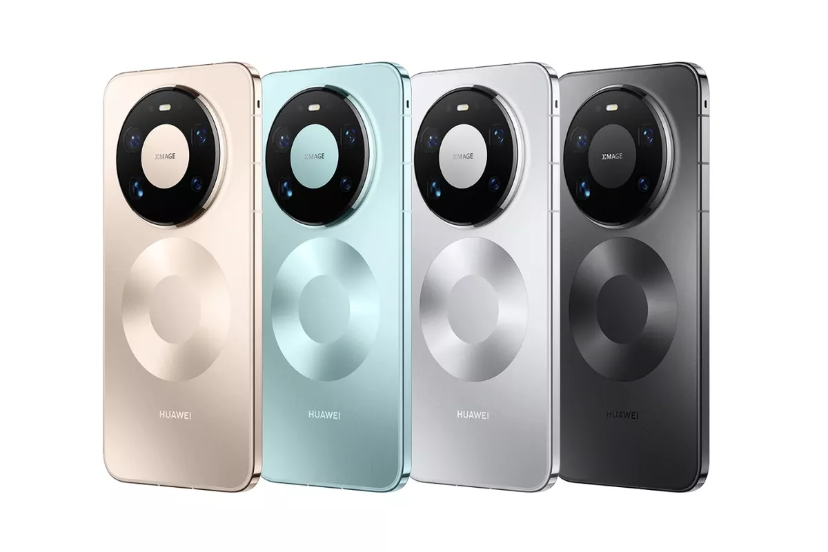 Empat varian warna HUAWEI Mate 80 Pro yang terdiri dari warna Gold, Hijau Toska, Perak, dan Hitam.