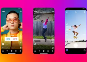 Ilustrasi grafik batang yang meningkat pesat melambangkan pertumbuhan views pada Reels Instagram.