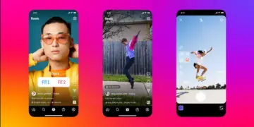 Ilustrasi grafik batang yang meningkat pesat melambangkan pertumbuhan views pada Reels Instagram.