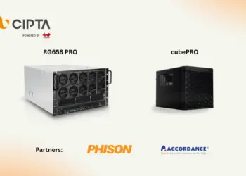 Unit server GPU CIPTA RG658 PRO berperforma tinggi dengan sistem pendingin 17.000 rpm untuk kebutuhan infrastruktur AI lokal.