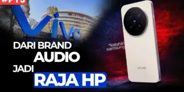 Infografis kisah sukses Vivo yang bertransformasi dari brand audio menjadi raja smartphone dunia mengalahkan kompetitor besar.