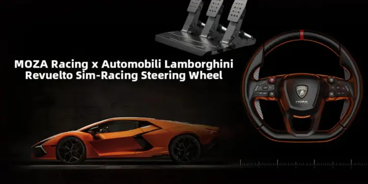 Stir MOZA Racing Lamborghini Revuelto dan Pedal SRP2 untuk Sim Racing
