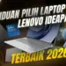 Rekomendasi Laptop Lenovo 2026 terbaru untuk Lebaran, menampilkan lini IdeaPad Slim, Flex, dan Pro yang AI-ready.