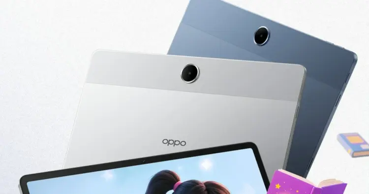 Deretan tablet Oppo terbaru dengan desain elegan dan kamera belakang ikonik, siap meluncur dengan chipset Snapdragon 8 untuk performa flagship.