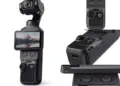 Desain terbaru DJI Osmo Pocket 4 dengan layar putar horizontal dan tombol kontrol fisik tambahan.