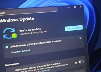 Notifikasi Update Windows 11 dengan kode KB5078127 yang tersedia untuk diunduh dan diinstal.
