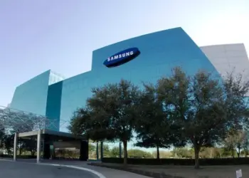 Gedung kantor Samsung tempat pengembangan teknologi DRAM dan semikonduktor.