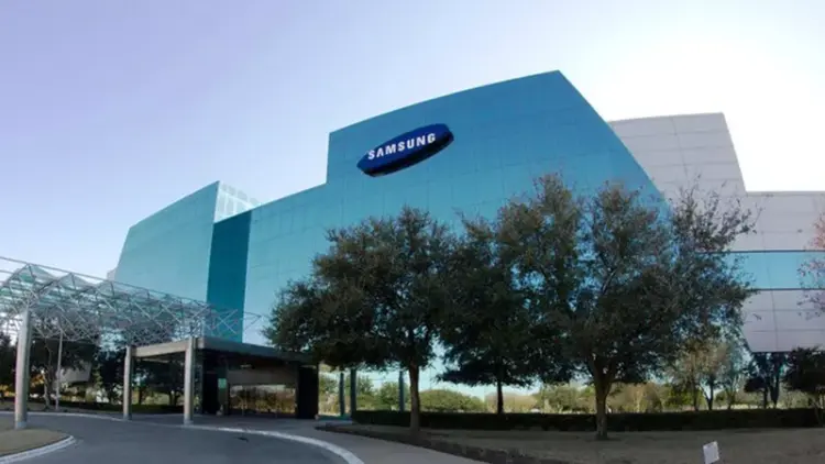 Gedung kantor Samsung tempat pengembangan teknologi DRAM dan semikonduktor.