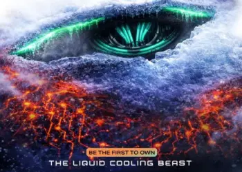 Poster promo pre-order Infinix GT 50 Pro bertajuk The Liquid Cooling Beast.