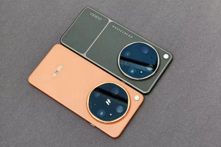 Modul kamera monster ganda 200MP pada bagian belakang OPPO Find X9 Ultra.