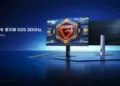 Banner promosi Xiaomi Redmi Monitor G25 300Hz menggunakan panel Fast IPS untuk gaming kompetitif.