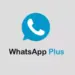 Logo aplikasi WhatsApp Plus dengan ikon warna biru khas.