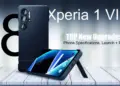 Poster bocoran spesifikasi, peluncuran, dan harga Sony Xperia 1 VIII.