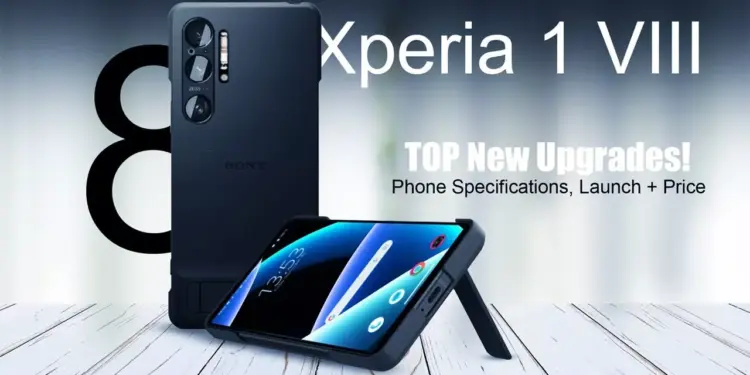 Poster bocoran spesifikasi, peluncuran, dan harga Sony Xperia 1 VIII.