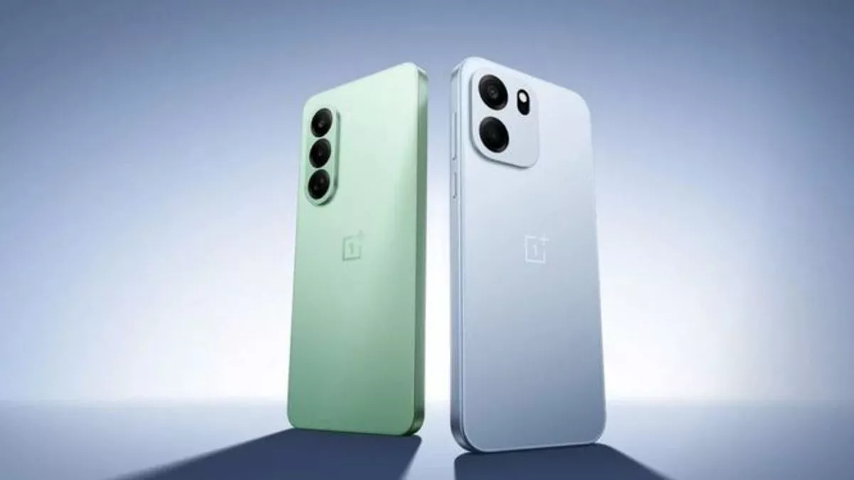Dua varian warna smartphone OnePlus Nord CE 6 dengan desain bodi yang ramping dan elegan.