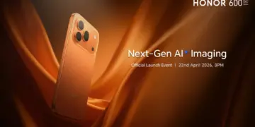 Poster resmi peluncuran global Honor 600 Series dengan fokus teknologi Next-Gen AI Imaging.
