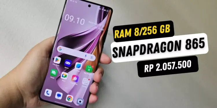 Tampilan layar smartphone RAM 8GB yang menjadi rekomendasi HP 2 jutaan dengan performa kencang.