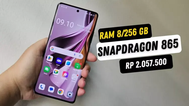 Tampilan layar smartphone RAM 8GB yang menjadi rekomendasi HP 2 jutaan dengan performa kencang.