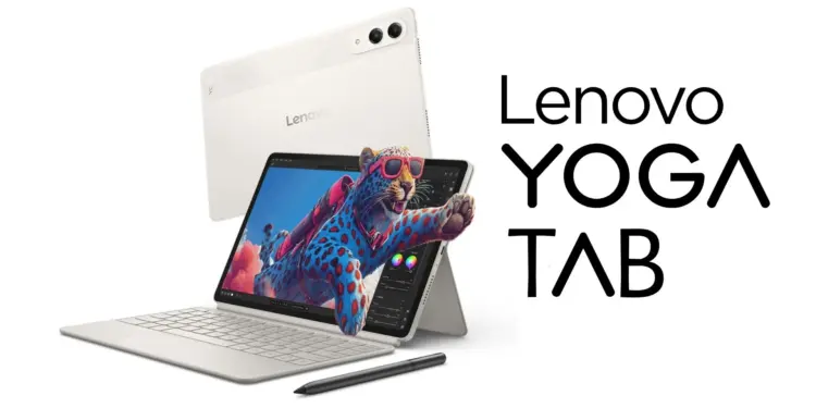 Lenovo Yoga Tab AI, tablet AI tertipis dengan desain elegan dan performa gahar yang akan segera rilis di Indonesia.