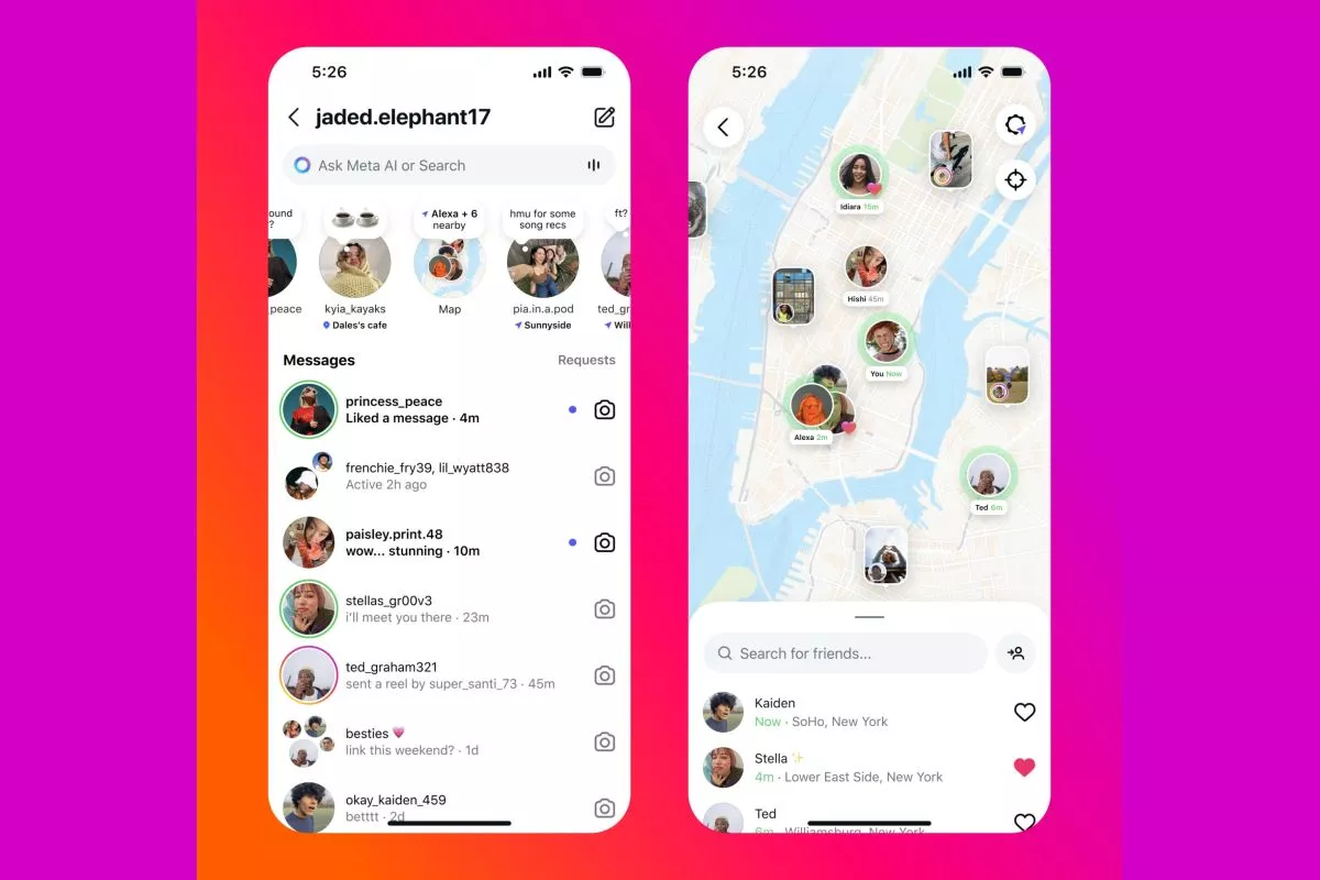 Selain Instants, Instagram juga menguji fitur peta interaktif untuk melihat aktivitas lokasi teman secara langsung.