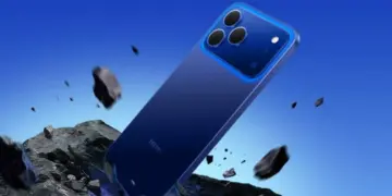 TECNO SPARK 50 4G hadir dengan desain futuristik dan pilihan warna yang memikat mata.