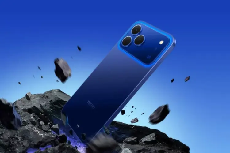 TECNO SPARK 50 4G hadir dengan desain futuristik dan pilihan warna yang memikat mata.