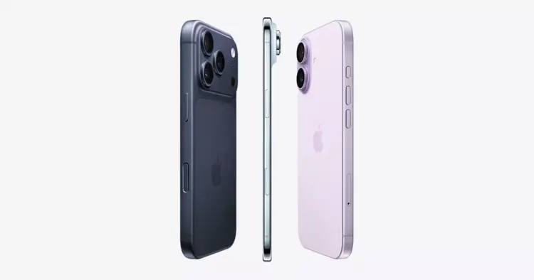 Komparasi ketebalan bodi dan tonjolan kamera iPhone dari berbagai sisi