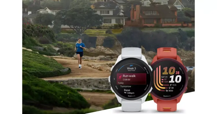 Garmin Forerunner mendukung program latihan adaptif untuk membantu pelari mencapai target kebugaran mereka.