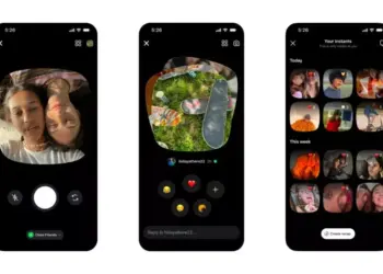 Tampilan fitur baru Instagram Instants yang memungkinkan pengguna berbagi foto candid secara cepat dan terjadwal.