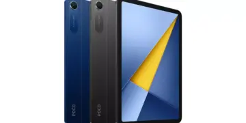 Desain modern POCO Pad C1 yang hadir dengan opsi warna elegan serta layar luas untuk kepuasan bermain game.