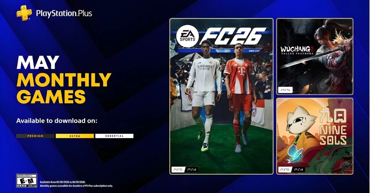 Lineup resmi Game Gratis PS Plus edisi Mei 2026 untuk pelanggan Essential, Extra, dan Premium.