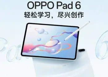 Bocoran poster promosi Oppo Pad 6 yang memperlihatkan desain elegan dan dukungan pena digital untuk menunjang kreativitas.